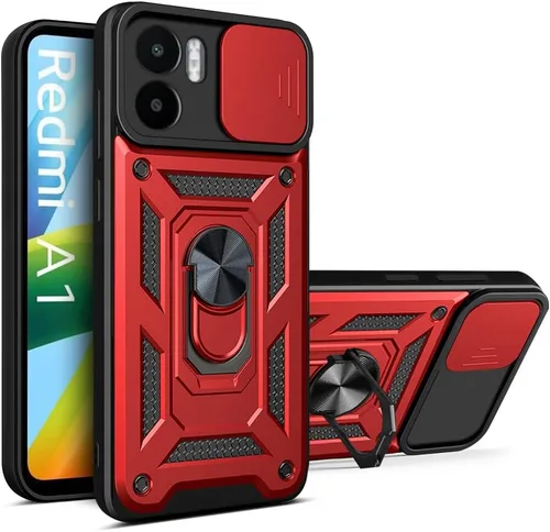 Vista 56 de Compatible con Tecno Camon 18P Bracket Shell, Slide Camera Lens Cover Case Azul