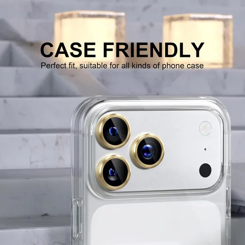 Vista 267 de Choiche Compatible para iPhone 16 Pro/iPhone 16 Pro Max Protector de Lente de Cámara, Vidrio Templado 9H Protector de Pantalla de Cubierta de Cámara