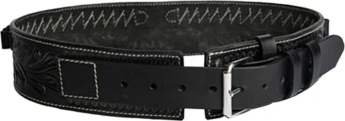 Vista 2 de Hulara Full Grain Buff Leather Ammo Belt 22 Cartridge Belt Western Ammo Case Bullet Ammo Loops for Men