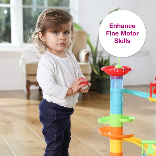 Vista 7 de Edushape Bounce A Marble Racetracks, juego de 30 piezas (809801)
