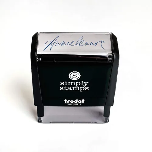Vista 10 de Sello de firma personalizado con tinta extra Varios colores (negro)