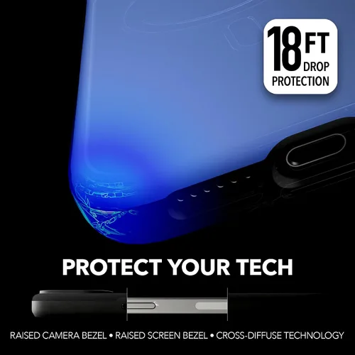 Vista 3 de cellhelmet Fortitude - Funda para iPhone 15 Compatible con MagSafe Doble Protección Certificado contra Caídas Funda Resistente a Golpes