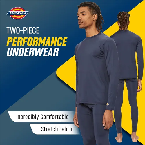 Vista 3 de Dickies Conjunto de ropa interior de 2 piezas para hombre con capa base para clima frío