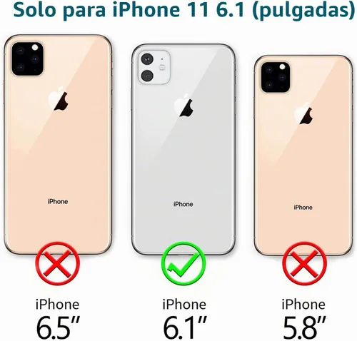 Vista 2 de Funda impermeable para iPhone 11 con protector de pantalla, protector de cuerpo completo, a prueba de golpes, a prueba de polvo, a prueba de Negro