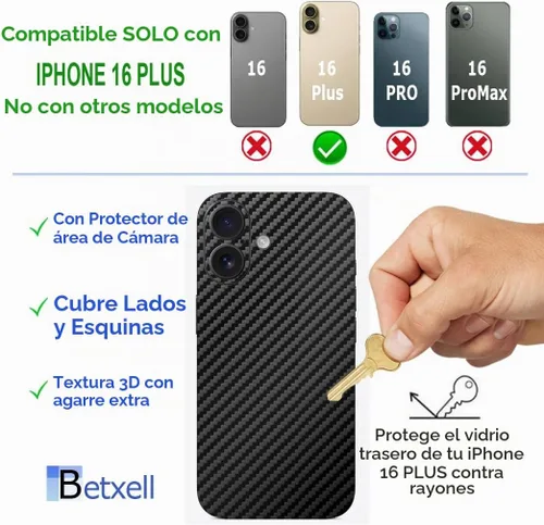 Vista 3 de 16 Plus Skin Wrap 3M Film Protector para lados y espalda (fibra de carbono)