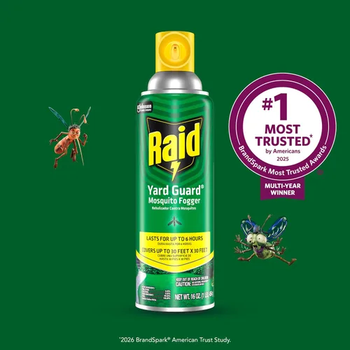 Vista 9 de Raid Yard Guard - Asesino de mosquitos para exteriores, 16 onzas, 12