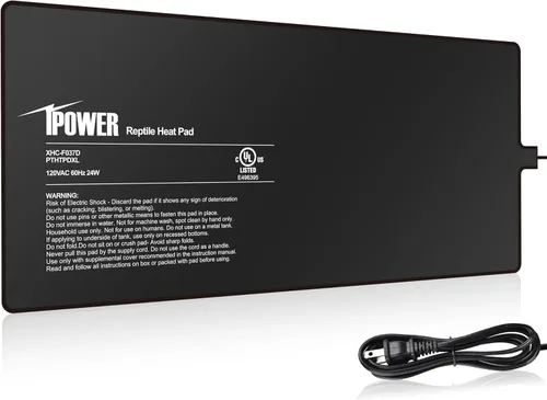 Vista 8 de iPower Almohadilla térmica de reptiles de 4 x 7 pulgadas y termostato digital de calor para mascotas anfibias