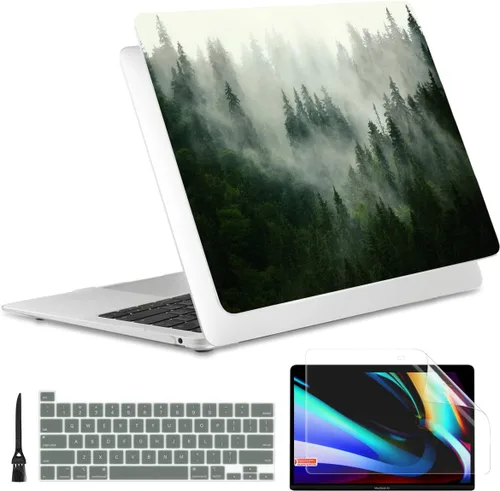 Vista 8 de Batianda Funda diseñada para el nuevo MacBook Pro M2 de 13 pulgadas, modelo A2338, versión 2022, carcasa protectora rígida ultrafina, antisucia