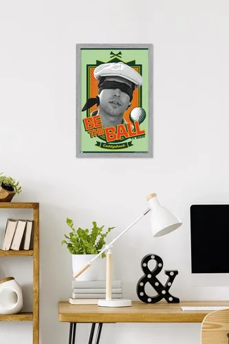 Vista 41 de Trends International Caddyshack - Póster de pared Be the Ball, 14.725 x 22.375 pulgadas, versión enmarcada de madera de granero