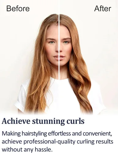 Vista 3 de Varitas rizadoras automáticas con 2 rizadores para secador de pelo supersónico Dyson Airwrap, herramienta de hierro para peinar cabello largo