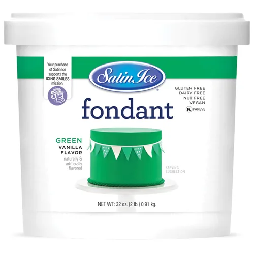 Vista 27 de Satin Ice - Fondant de café moca y menta Blanco