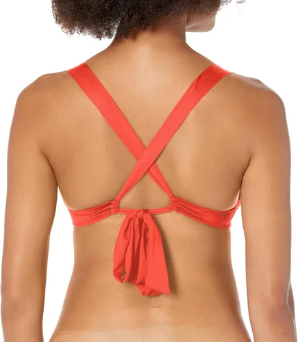 Vista 3 de La Blanca Women's Standard Island Goddess Twist Front Crossback Swimsuit Top