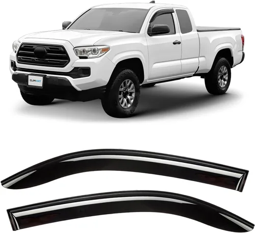 Vista 21 de CLIM ART - Deflectores de ventana inastillables increíblemente duraderos para Jeep Cherokee 2014-2023, deflectores de ventana originales con cinta