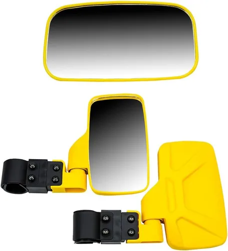Vista 9 de NICHE Combo de espejo retrovisor negro Breakaway para Offroad UTV barra de jaula enrollable de 1.75 pulgadas