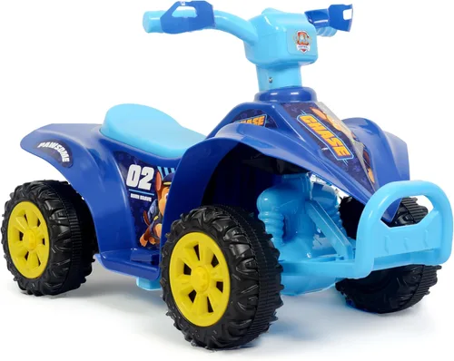 Vista 12 de Barbie - Cuadriciclo 6V para niños, juguete de montar potente y seguro con batería recargable, conducción hacia adelante y hacia atrás, capacidad
