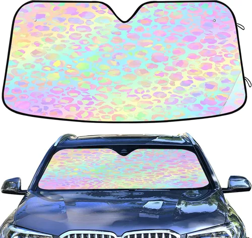 Vista 9 de Parasol para parabrisas de automóvil de tiburón para ventana delantera, accesorios interiores para automóvil SUV