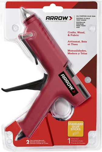 Vista 7 de Arrow TR550 Pistola de pegamento eléctrica profesional resistente para manualidades, construcción, madera, utiliza barras de pegamento estándar