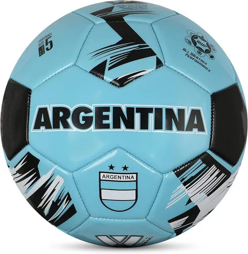 Vista 11 de Vizari Balón de Fútbol del Equipo Nacional - Balón de Fútbol de Cuero Sintético Duradero para Adultos, Niños y Jóvenes Cosido a Máquina con Diseño