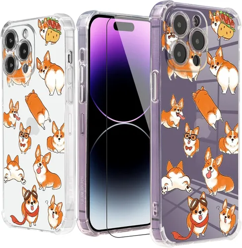 Vista 11 de Roemary Funda de jirafa para iPhone 7/8/SE 2020 con diseño floral de jirafa, patrón floral con protector de pantalla