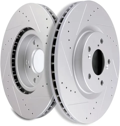 Vista 45 de SCITOO Rotores de freno traseros, 2 kits de frenos para Acura Integra 1990-2001, Honda Civic 1992-1995 1999-2000, para Civic del Sol 1993-1997, CRX