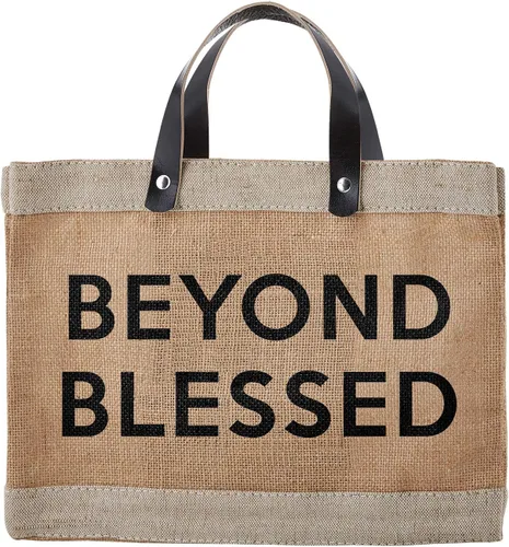 Vista 12 de Creative Brands Faithworks - Bolsa de mano inspiradora para el mercado de yute