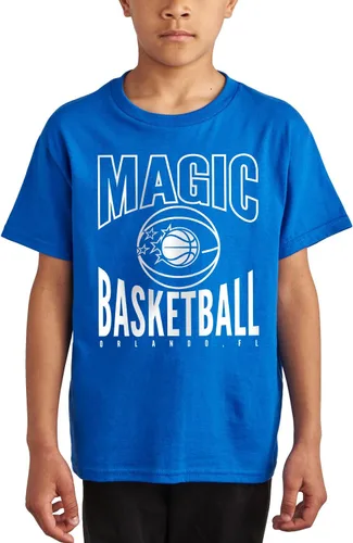 Vista 15 de Junk Food NBA Team Basketball - Camiseta de manga corta para niños y niñas con licencia