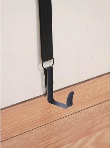 Vista 6 de GearBox Capstor organizador colgante para sombreros y gorros Organizador de tapas ajustable para puerta o pared con correa para colgar