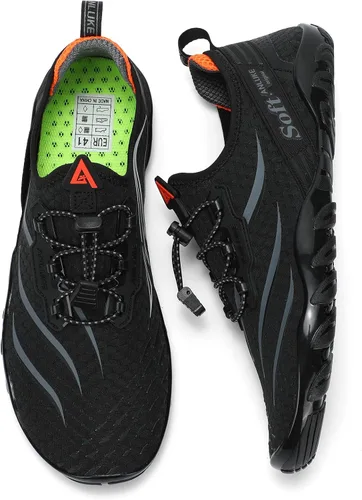 Vista 7 de ANLUKE Zapatos de agua para hombre y mujer, zapatos de natación, zapatos acuáticos, de secado rápido, para playa, surf, deportes acuáticos