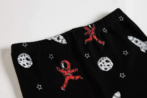 Vista 6 de Little bety - Pijama navideño para niños 100% algodón, diseño de manga larga