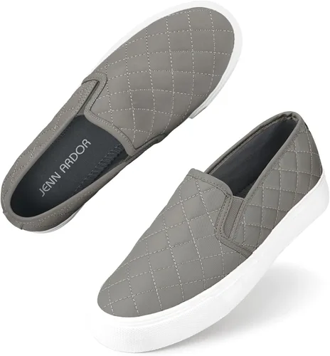 Vista 3 de JENN ARDOR - Tenis de cómodos, sin cordones, planos, estilo casual, para caminar, para mujer