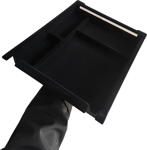 Vista 7 de ruihe Organizador de consola central y reposabrazos negro para Chevy Silverado y GMC Sierra1500/2500/3500 2019 2020 2021 2022 2023 2024 2025