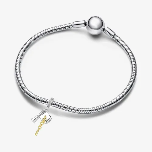 Vista 2 de Clase de 2023 - Abalorio de graduación para pulsera Pandora