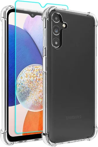 Vista 12 de Funda para Samsung A14 5G, Galaxy A14 5G con protector de pantalla HD, [grado militar de 16 pies probada en caídas], anillo protector a prueba