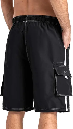 Vista 4 de TACVASEN Men's Summer Quick Dry Swim Trunks Bathing Suit Shorts with Lining Men