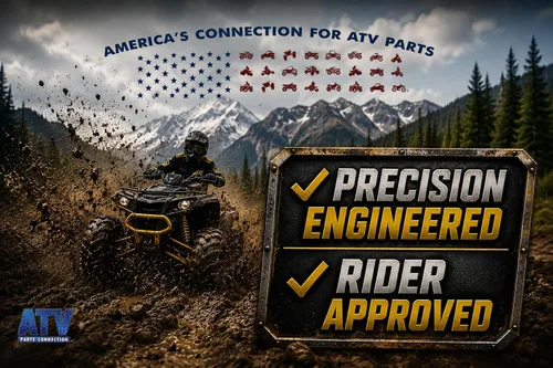 Vista 2 de Monster - Juego de pastillas de freno para Arctic Cat 1436-420, 1502-694, 1402-929 Precision Made Quiet Braking Low-Dust All-Weather Quality