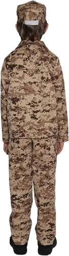 Vista 6 de Disfraz del ejército, para niños, disfraz militar