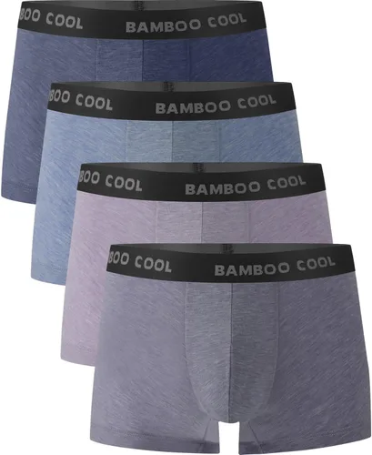 Vista 11 de BAMBOO COOL Calzoncillos tipo bóxer para hombre, ultra transpirables