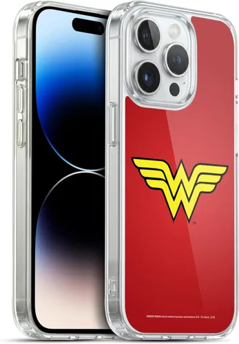 Vista 135 de Head Case Designs Funda de gel suave con licencia oficial de Wonder Woman DC Comics Classic Logos compatible con Apple iPhone 7 Plus/iPhone 8 Plus