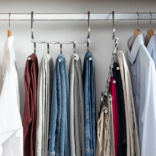Vista 4 de Percha Múltiple para Pantalones 5 en 1 Havser InnovaGoods