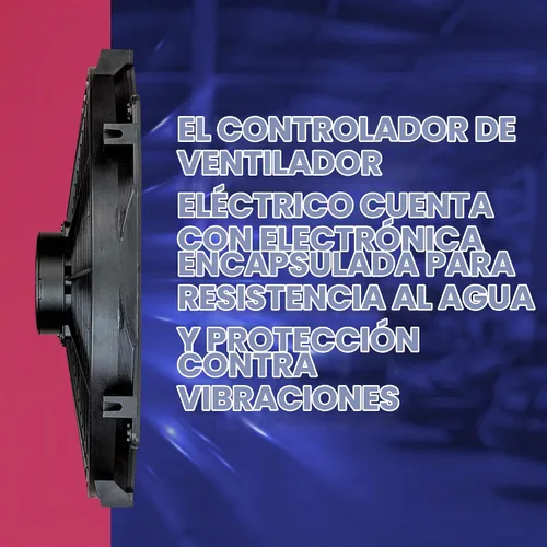 Vista 6 de Flex-A-Lite Controlador de ventilador eléctrico compacto y ajustable y kit de relé con sonda de temperatura roscada, controlador de ventilador