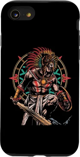 Vista 17 de Funda para iPhone 11 Pro Max Aztec Jaguar Ancient Warrior Native Mexican Mythology Case