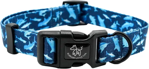 Vista 12 de Elegant little tail Collar para perro, collar de Navidad ajustable para perros pequeños, medianos y grandes, collares suaves para cachorros