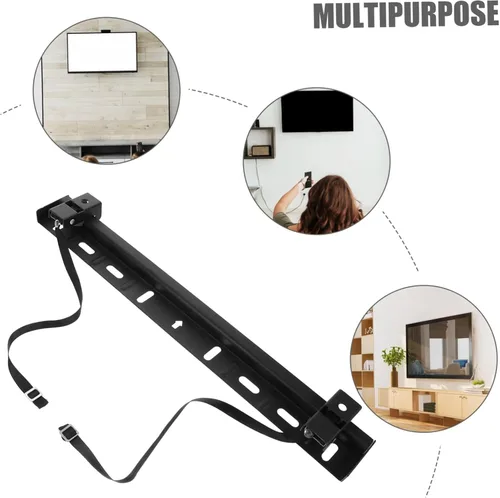 Vista 5 de Soporte de montaje en pared para televisores LCD, sin taladro, diseño mecánico, ahorro de espacio, duradero y estable