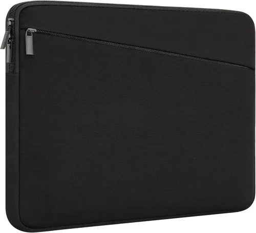 Vista 8 de Funda protectora duradera para laptop de 14 y 15 pulgadas, delgada, acolchada y con bolsillo frontal, compatible con MacBook Air MacBook Pro HP