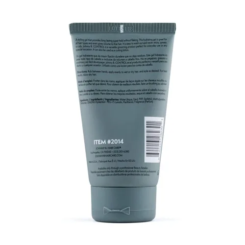 Vista 2 de Johnny B Control Professional Gel para peinar el cabello unisex