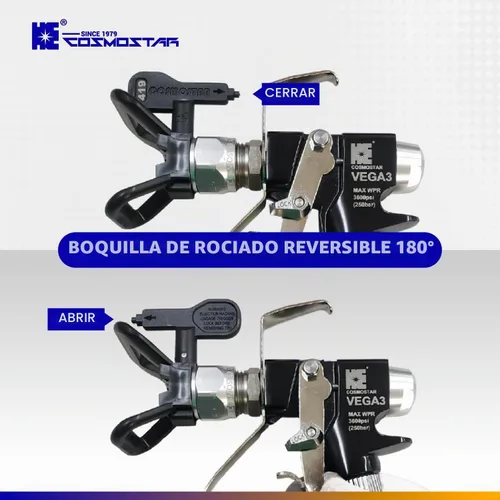 Vista 8 de Cosmostar 211 Boquilla de punta de pulverización sin aire resistente, reversible, fácil de limpiar, compatible con RAC IV y TRU211 Tip Guard
