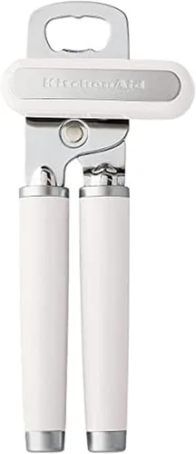 Vista 11 de KitchenAid Classic - Abrelatas y sacacorchos multifunción de fácil uso, rueda de corte de acero inoxidable ultra afilada, mangos ergonómicos suaves