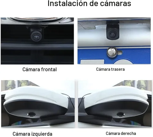 Vista 4 de Universal 360 grados Bird View System Car DVR Record Panoramic View All Round View Sistema de cámara de visión trasera para todo el coche