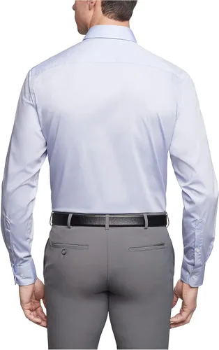 Vista 2 de Van Heusen Van Heusen - Camisa de vestir para hombre, ajuste regular, cuello con botones, color liso