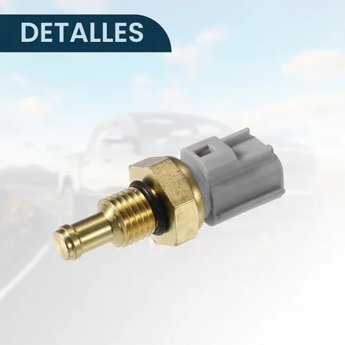 Vista 5 de F FIERCE CYCLE Sensor de temperatura del refrigerante para Mazda 3 Durable No.L35G-18-840 Sensor de temperatura del agua tono dorado